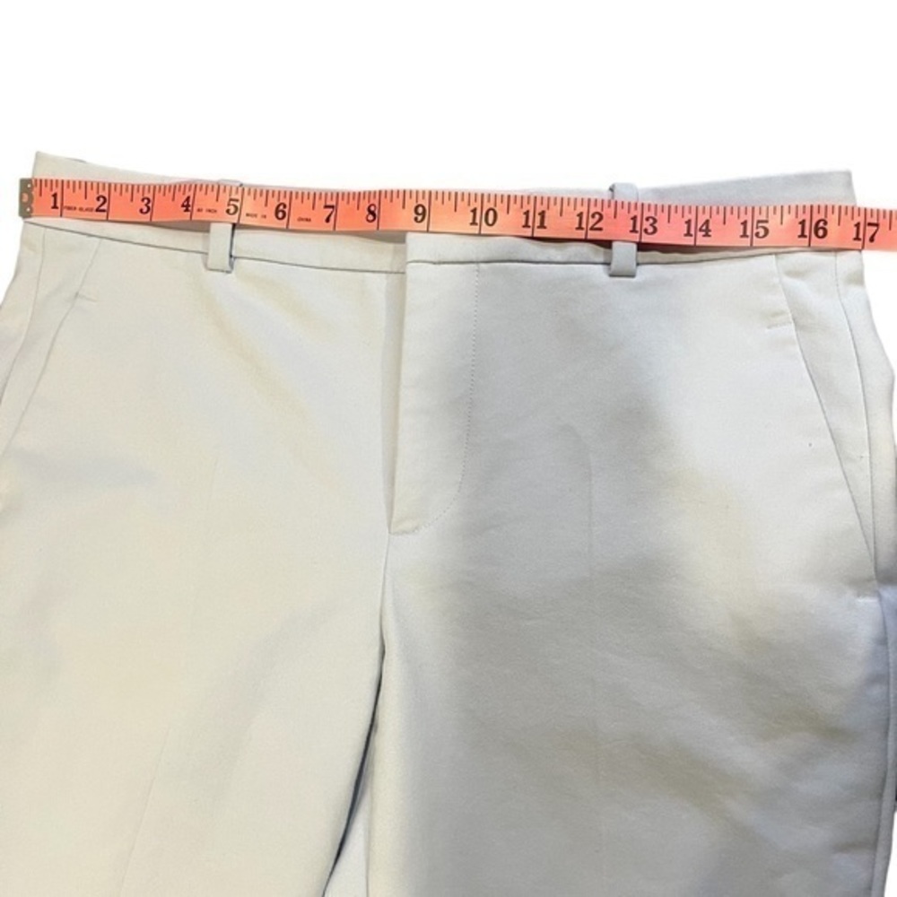 Zara Woman Light Grey Slim‎ Tailored Trousers Dress Pants Size 8  #218 - Picture 4 of 9